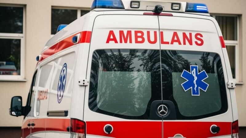 Wypadek w hucie w Dąbrowie Górniczej: Śmigłowiec LPR ratuje poparzonego pracownika