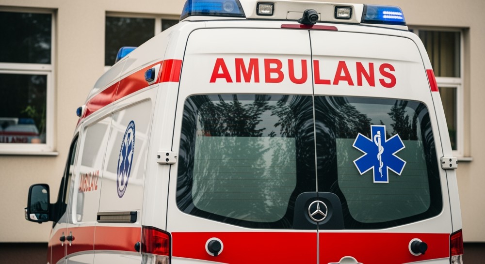 Wypadek w hucie w Dąbrowie Górniczej: Śmigłowiec LPR ratuje poparzonego pracownika