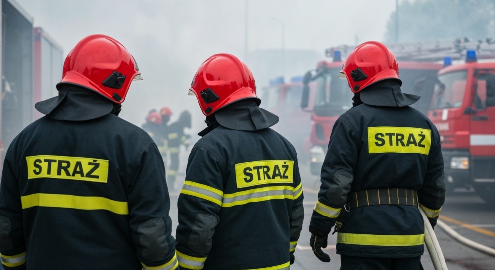 Gigantyczny pożar w Chorzowie: Pustostan w ogniu zagraża mieszkańcom sąsiednich budynków