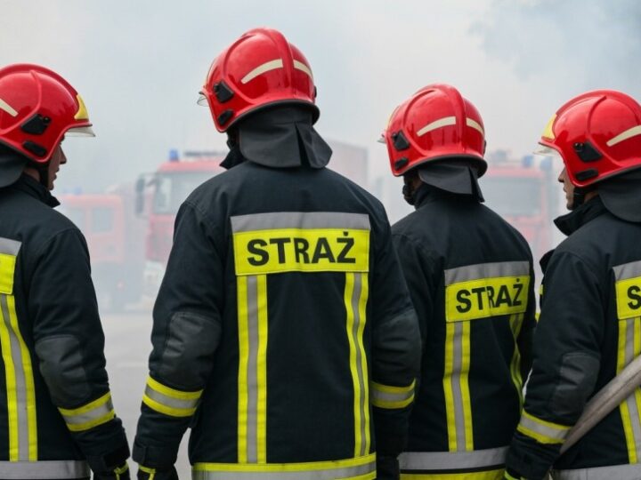 Piorun uderzył w dom w Dąbrowie Górniczej, wybuchł pożar