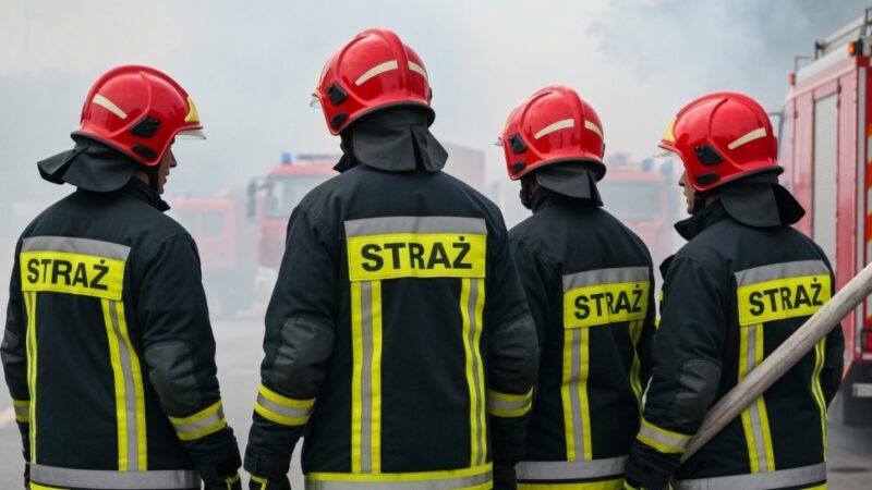 Piorun uderzył w dom w Dąbrowie Górniczej, wybuchł pożar
