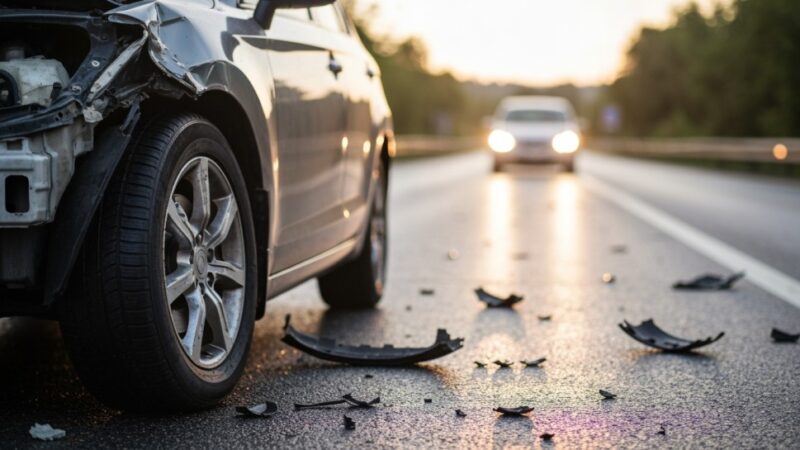 Tragedia na drodze w Pyskowicach – motocyklista nie żyje