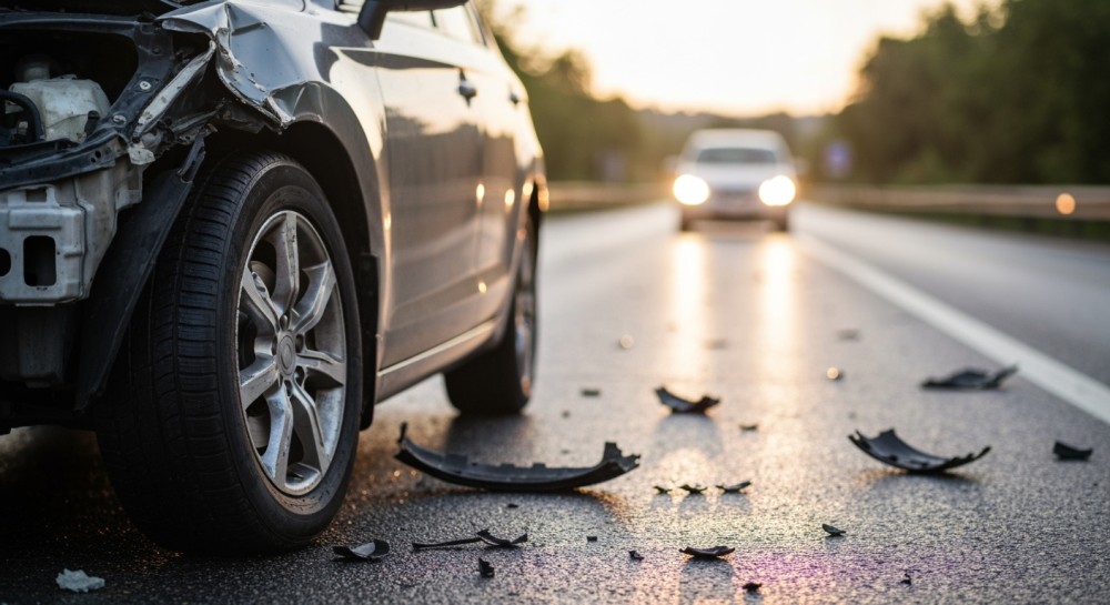 Tragedia na drodze w Pyskowicach – motocyklista nie żyje