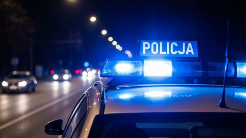 Ucieczka 31-latka przed policją kończy się na schodach plebanii
