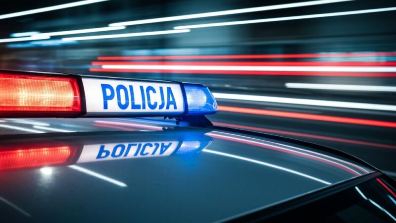 Bezpieczna manifestacja koksowników w Dąbrowie Górniczej pod czujnym okiem policji