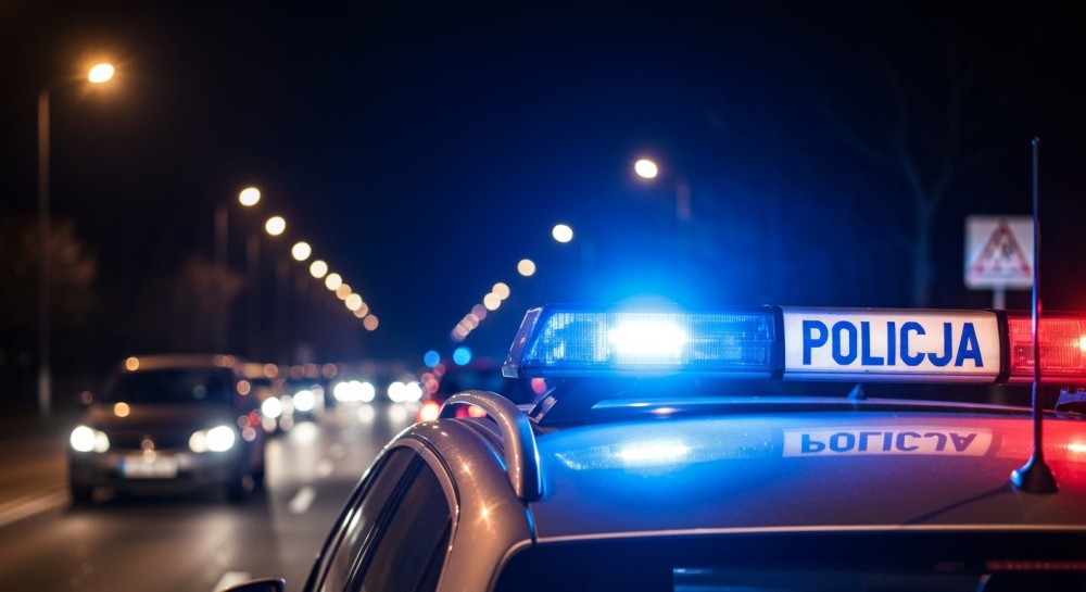 Agresywny 42-latek z nożem i pistoletem terroryzował kobietę w Elblągu