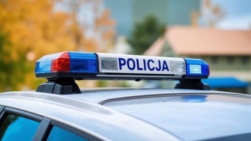Ćwiczenia policji w akademiku: ewakuacja w obliczu zagrożenia