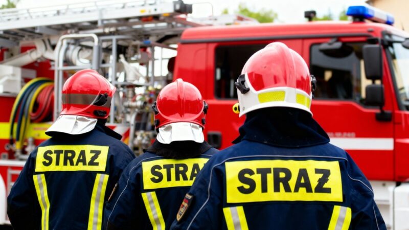 Ratownicy z Dąbrowy Górniczej składają hołd zmarłemu Druhowi Edwardowi Smagale