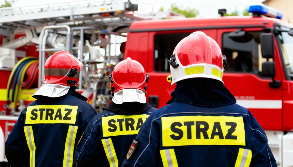 Ratownicy z Dąbrowy Górniczej składają hołd zmarłemu Druhowi Edwardowi Smagale