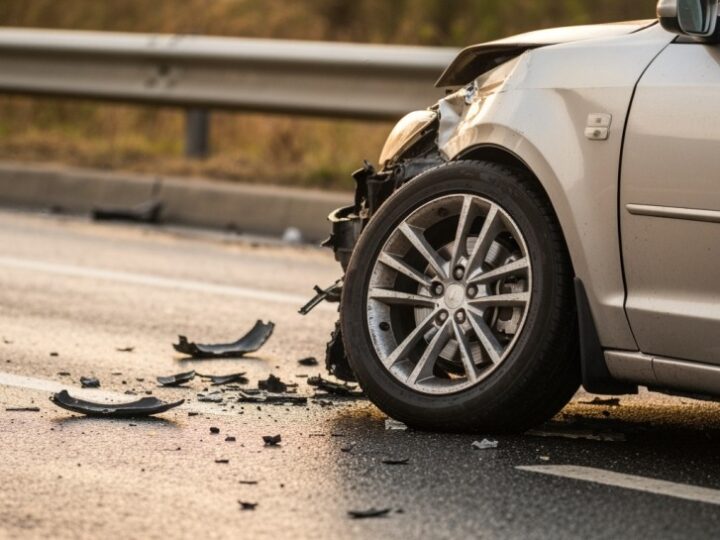 Silny wiatr przewrócił autobus, na szczęście bez ofiar