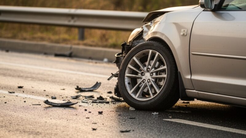 Silny wiatr przewrócił autobus, na szczęście bez ofiar
