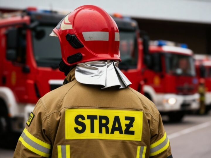 Uroczystość strażaków w Dąbrowie Górniczej z okazji Narodowego Święta Niepodległości