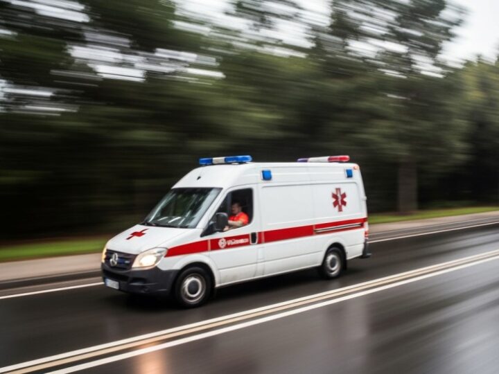 Elbląg: Policjanci składają hołd tragicznie zmarłej koleżance w drodze na służbę