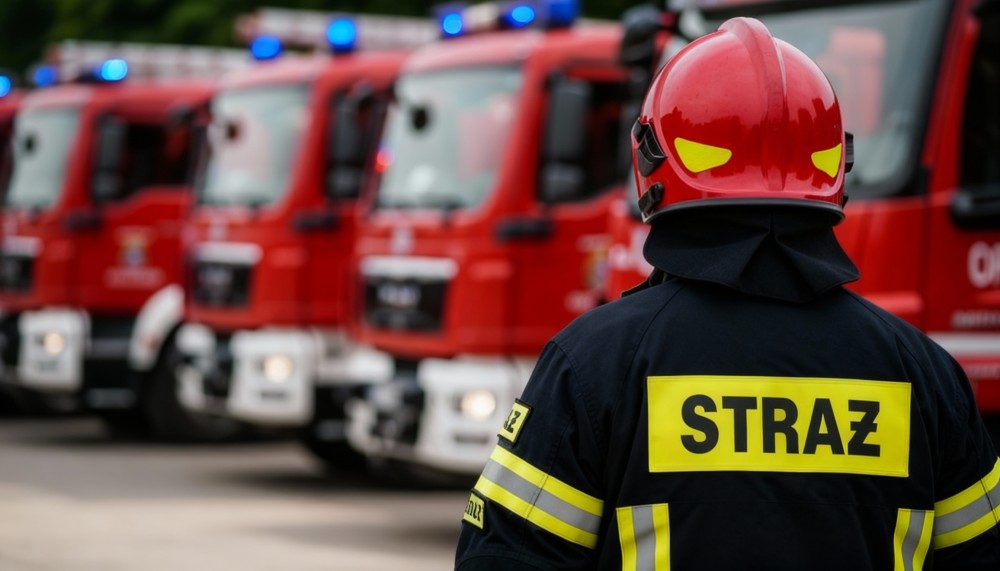 Emocjonalne pożegnanie strażaka Piotra Koniecznego w Dąbrowie Górniczej