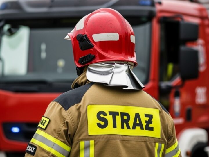 Młodzieżowe drużyny pożarnicze rywalizują w Dąbrowie Górniczej podczas halowych zawodów sportowych