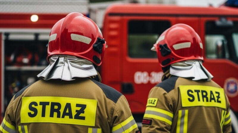 OSP Dąbrowa Górnicza w akcji: usuwanie skutków nawałnicy w Dziewiątym