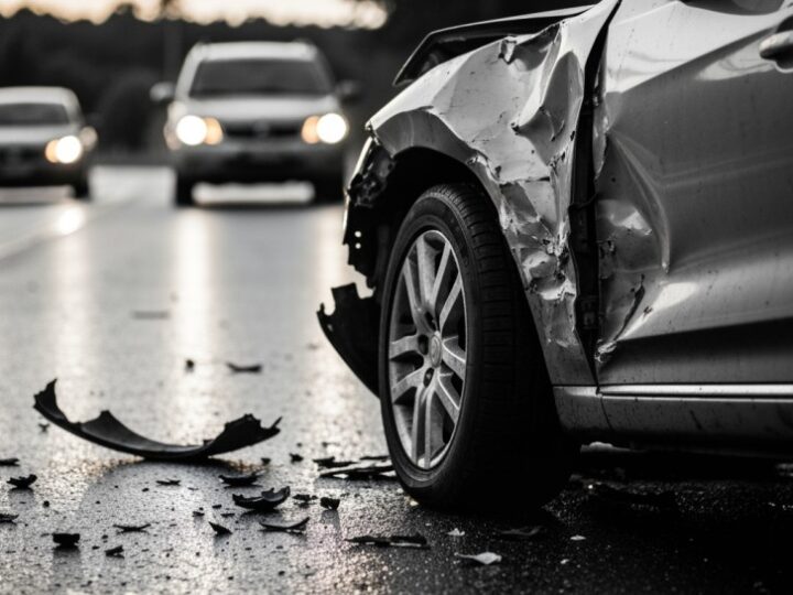Nieprawidłowy skręt prowadzi do groźnego wypadku motocyklisty
