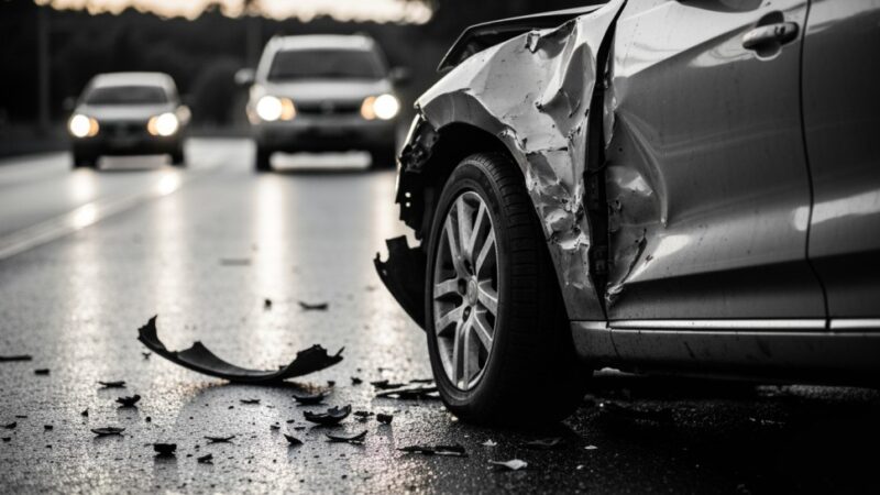 Nieprawidłowy skręt prowadzi do groźnego wypadku motocyklisty