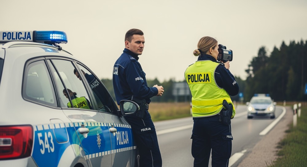 Pijany 22-latek spowodował wypadek na S22, raniąc kierowcę volvo