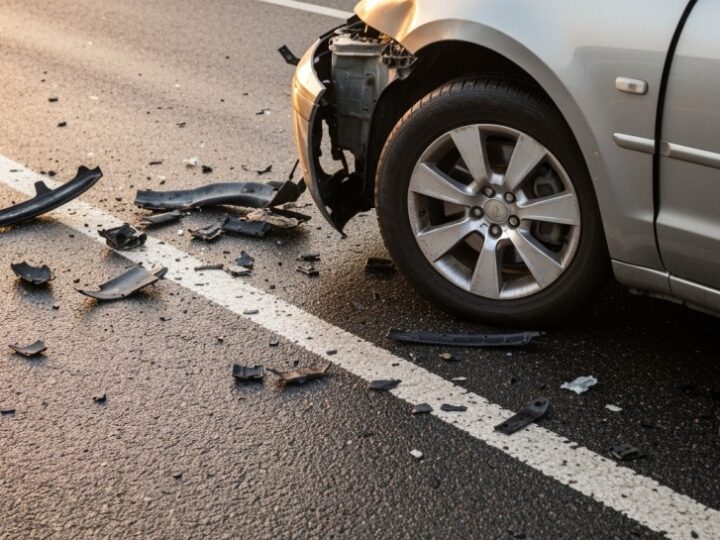 Wypadek na S1: Skoda zderzyła się z ciężarówką, kierowca w ciężkim stanie