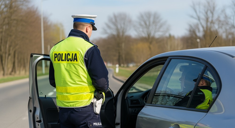 Kobieta z ponad półtora promila wjeżdża na schody katowickiego Rynku