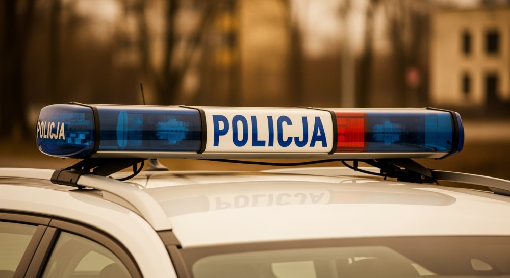 Policjant na urlopie spowodował kolizję i uciekł z miejsca zdarzenia w Elblągu